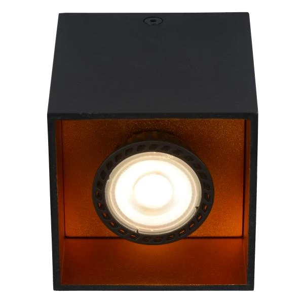 Lucide BIDO - Ceiling spotlight - 1xGU10 - Black - detail 1